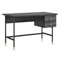 Nexus Office Desk, Black Charcoal