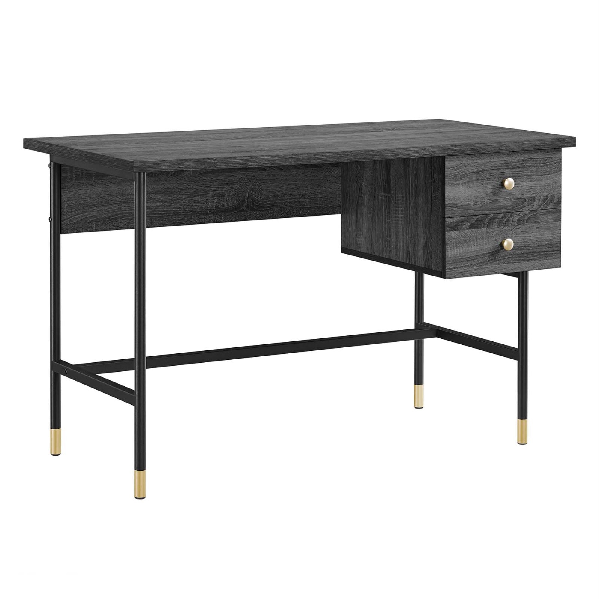 Nexus Office Desk, Black Charcoal