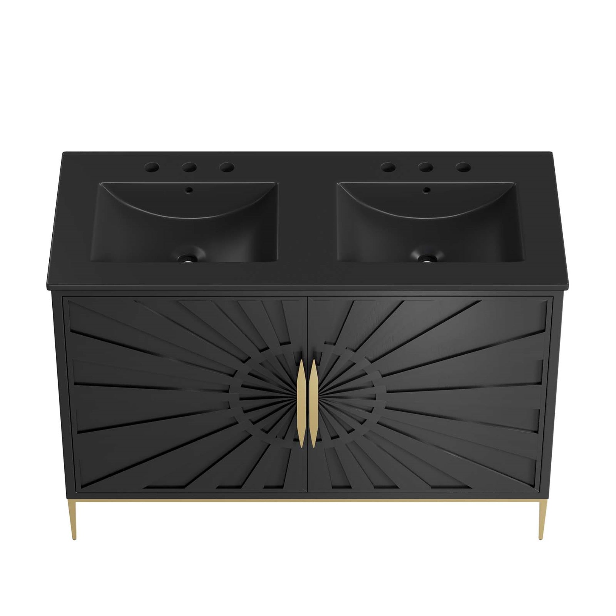 Awaken 48'' Double Sink Bathroom Vanity
