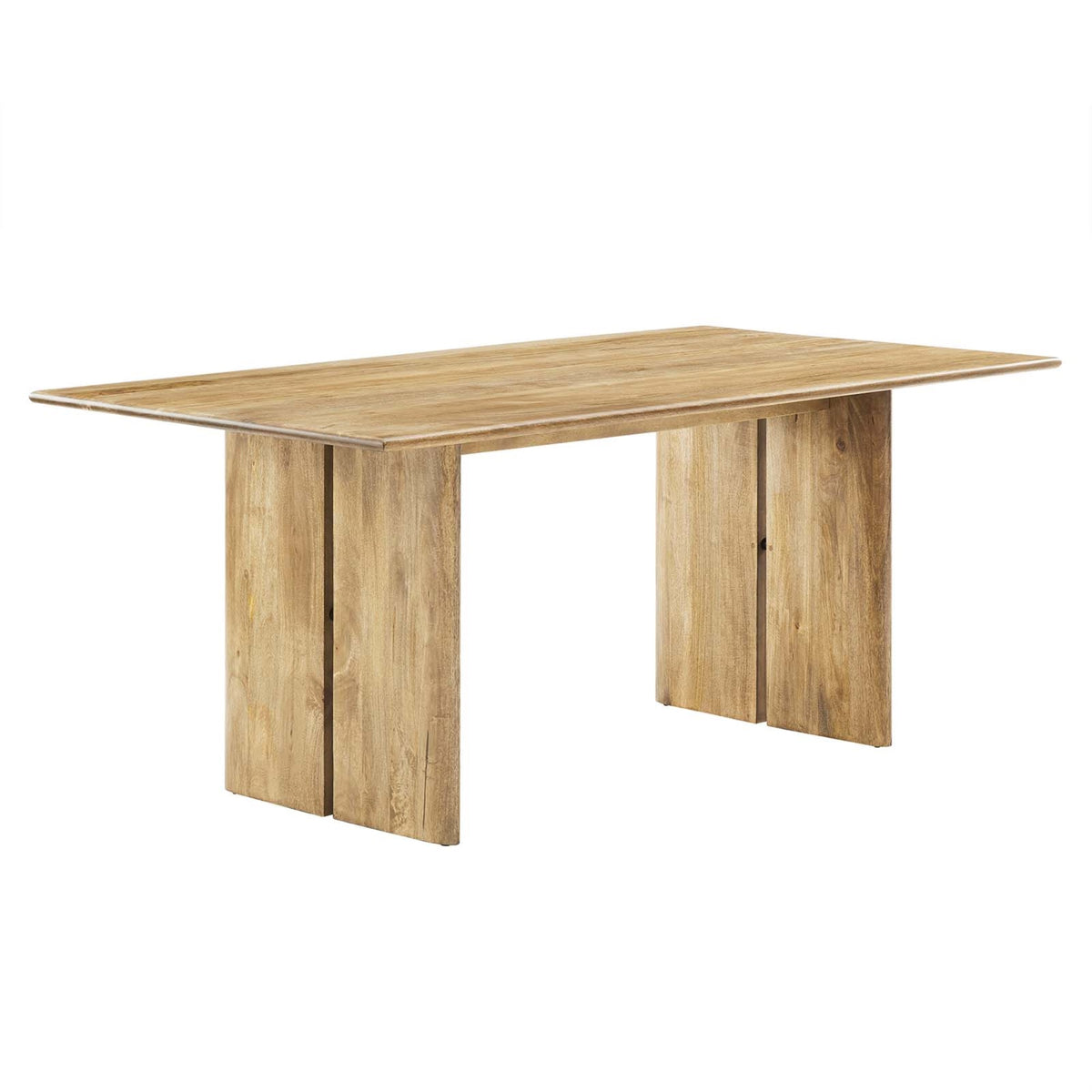 Amistad 72'' Wood Rectangular Dining Table: Natural Beauty and Sophistication