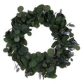 24 Inch  Art Grn Silver Dllr Ppls Eclpts Wrth