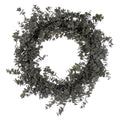 22 Inch  Artificial Grn Gry Eucalyptus Wreath