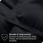 Twin/Twin XL Super Soft Lightweight Down Alternative Comforter Set in Black