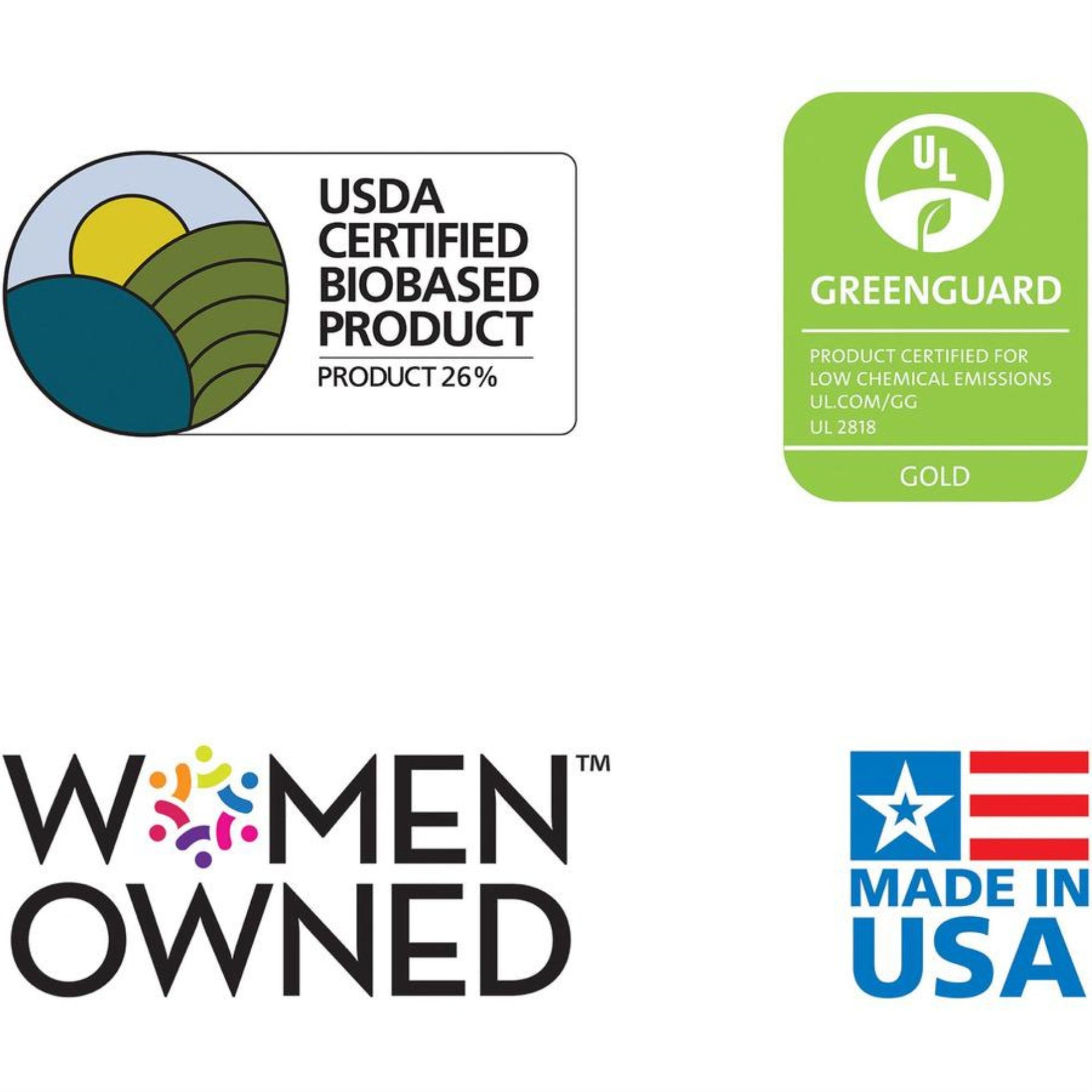 Es Robbins 141052 Natural Origins Chair Mat For Carpet, 46 X 60, Clear