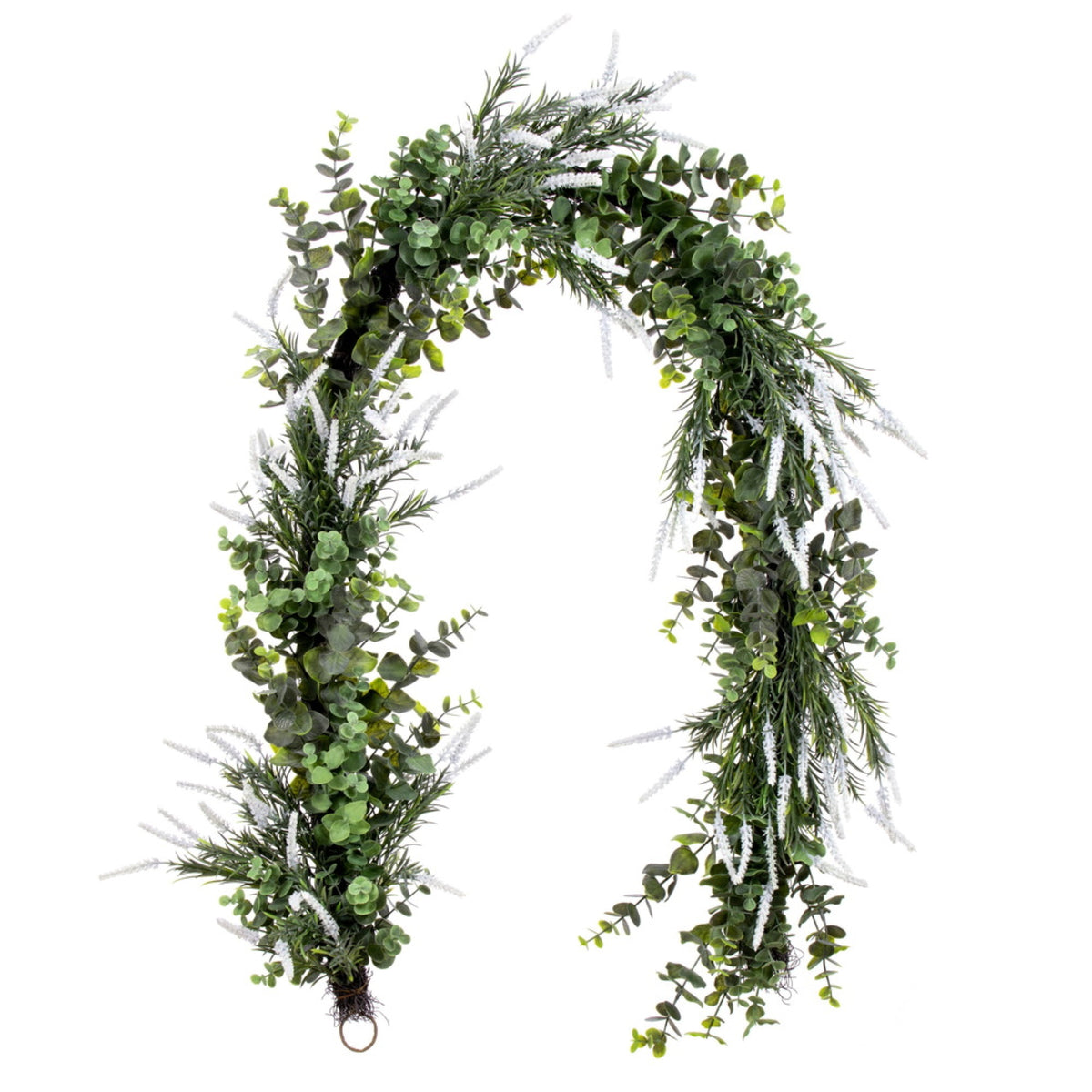 72 Inch  Green Rosemary & Eucalyptus Garland