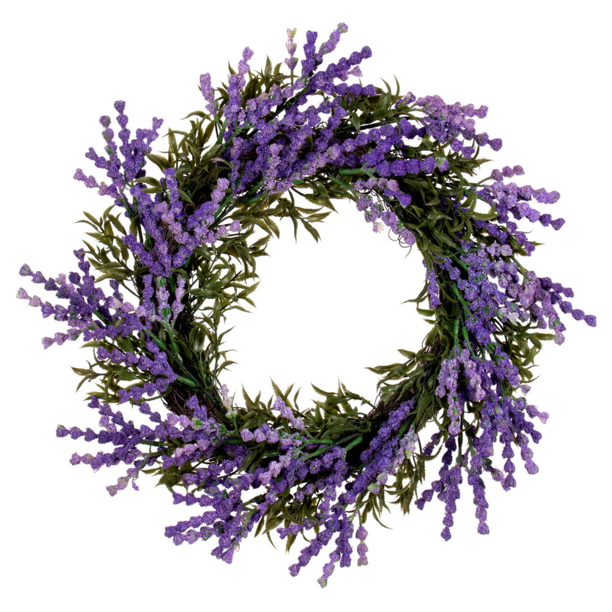 16 Inch  Purple Lavender Wreath