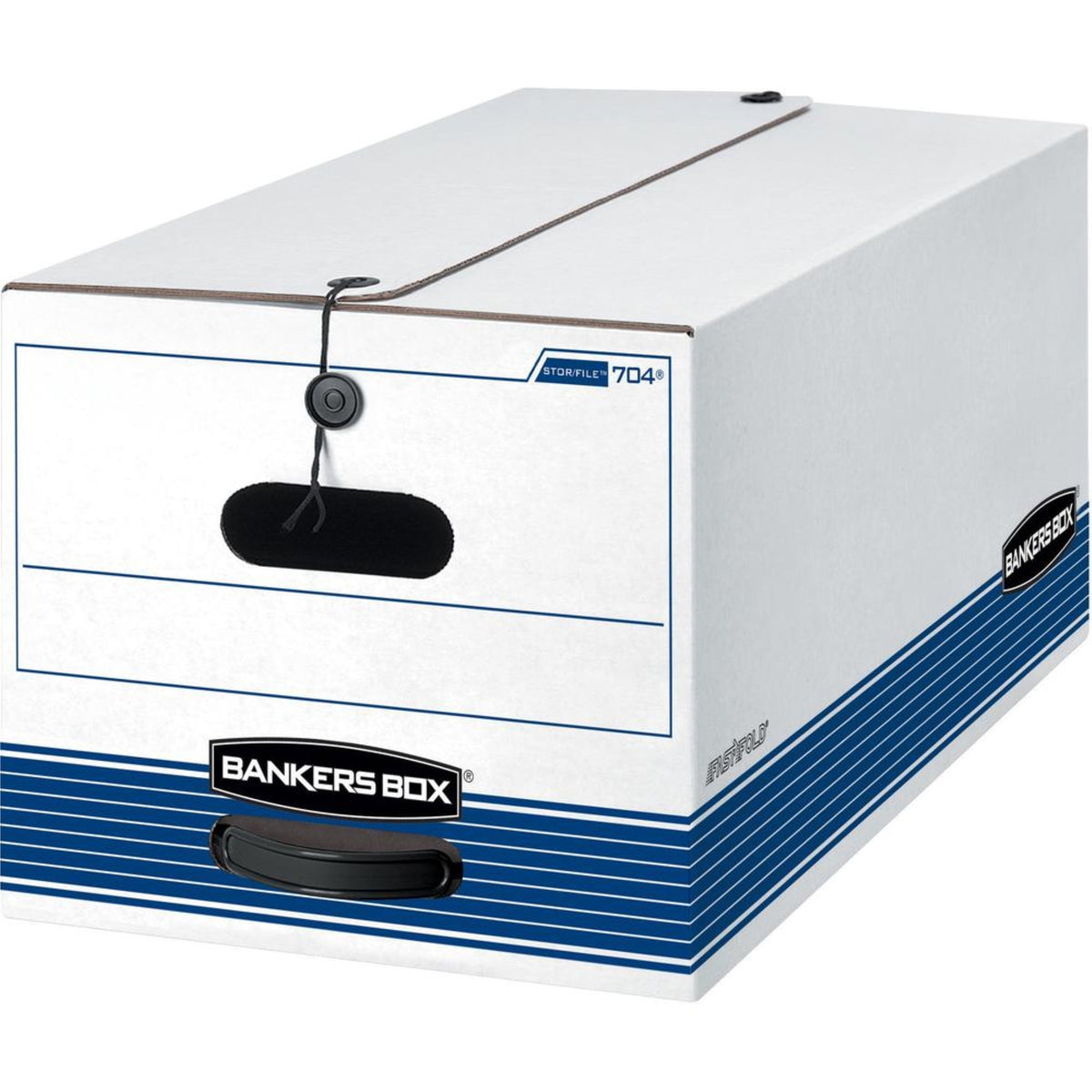 Bankers Box Stor/File File Storage Box - Internal Dimensions: 12 Width X 24 Depth X 10 Height - External Dimensions: 12.3 Width