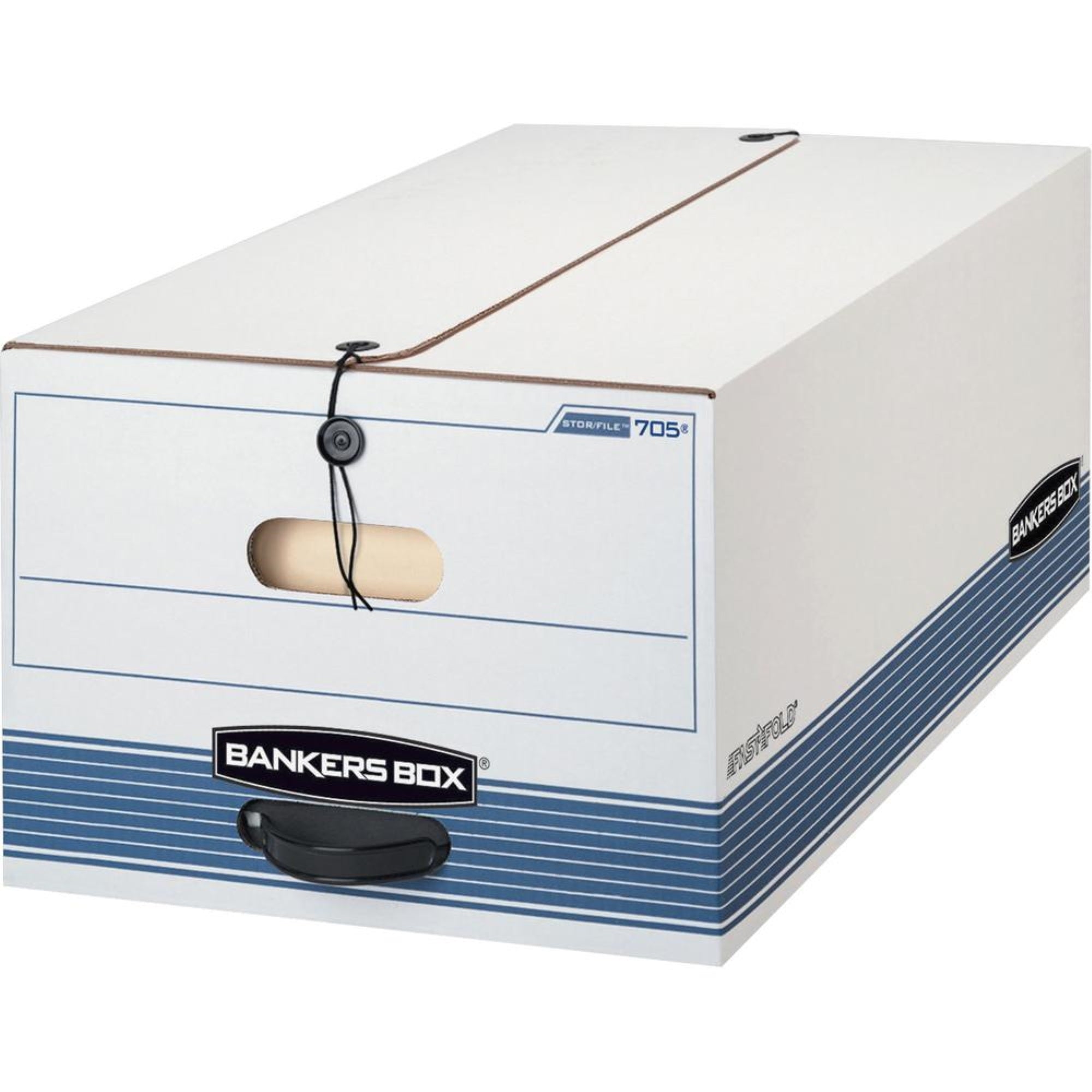 Bankers Box Stor/File String & Button Legal Storage Box - Internal Dimensions: 15 Width X 24 Depth X 10 Height - External Dimens