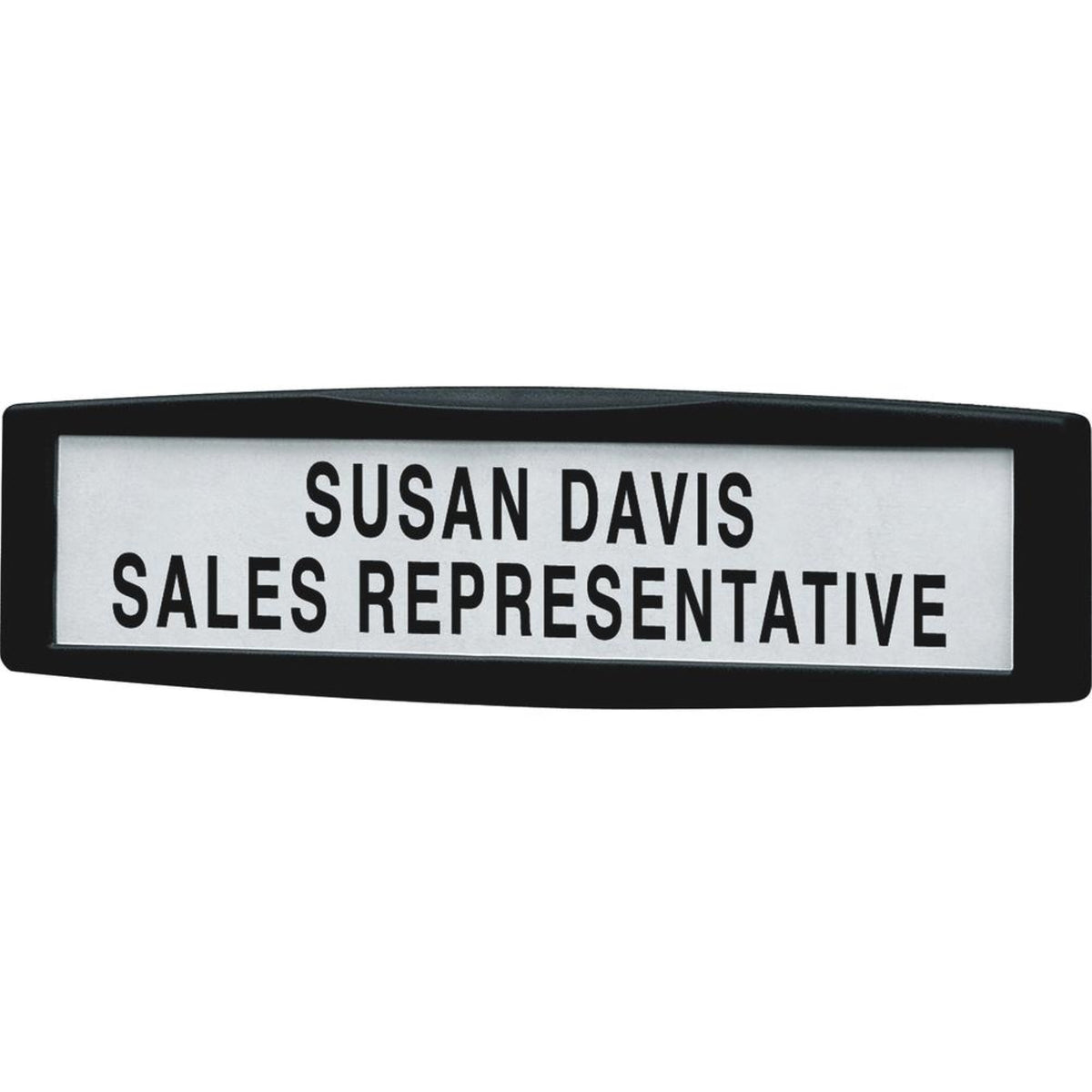 Fellowes Partition Additions&Trade; Name Plate - 1 Each - 9 Width X 2.5 Height - Rectangular Shape - Tackable, Replaceable, Recy