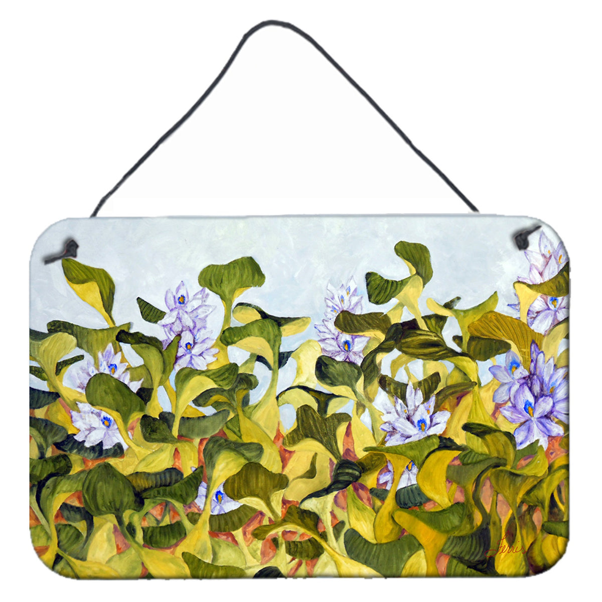 Water Hyacinth By Ferris Hotard Wall Or Door Hanging Prints