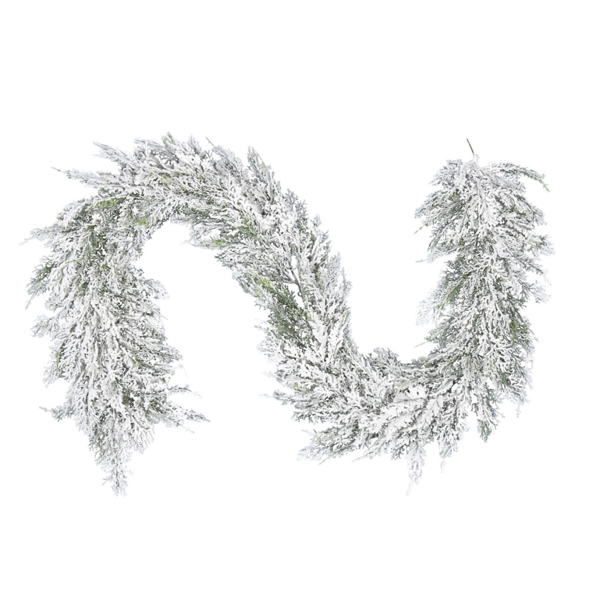 75 Inch  Cedar Snowy Garland