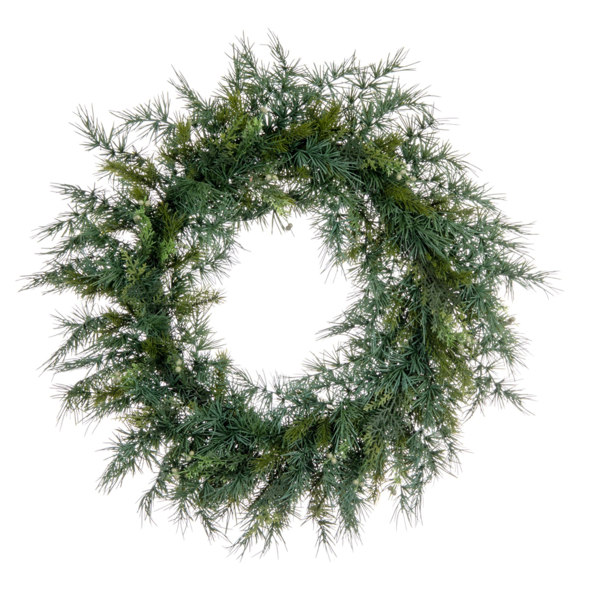 28 Inch  Mixed Fern Cedar Wreath