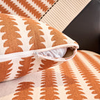 Vertical Stripes Sectional Sofa Cover Slipcover - Non-Slip, Fits L-Shape Couches