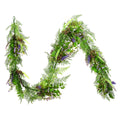 6 Green/Purple Maytime Garland