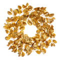 24 Inch  Gold Dogwood Glitter Wreath