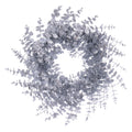 24 Inch  Silver Eucalyptus Glitter Wreath