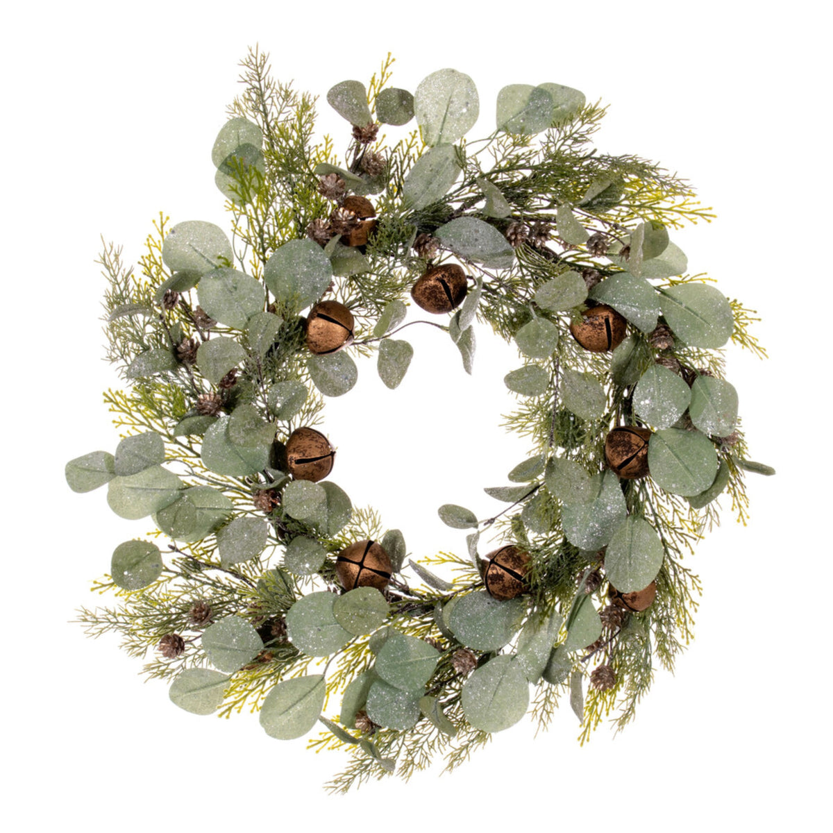 22 Inch  Winter Jingle Bell Wreath