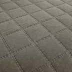 Full/Queen 3 Piece Cotton Faded Stone Washed Lightweight Quilt Set Green
