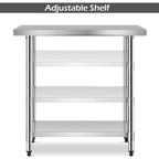 Commercial Kitchen Stainless Steel Work Table