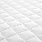 Twin/Twin XL Lightweight White Ultra Soft 2-Piece Microfiber Quilt Set