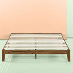 Full size Simple Modern Solid Wood Platform Bed Frame - 700 lb. Weight Capacity