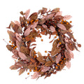 22 Inch  Green Brown Leaf Wreath
