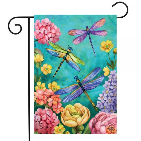 Briarwood Lane Blg01393 12.5 X 18 In. Dragonfly Garden Garden Flag