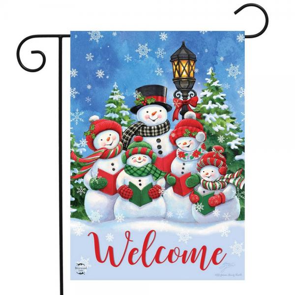 Briarwood Lane Blg01653 Caroling Snowmen Garden Flag