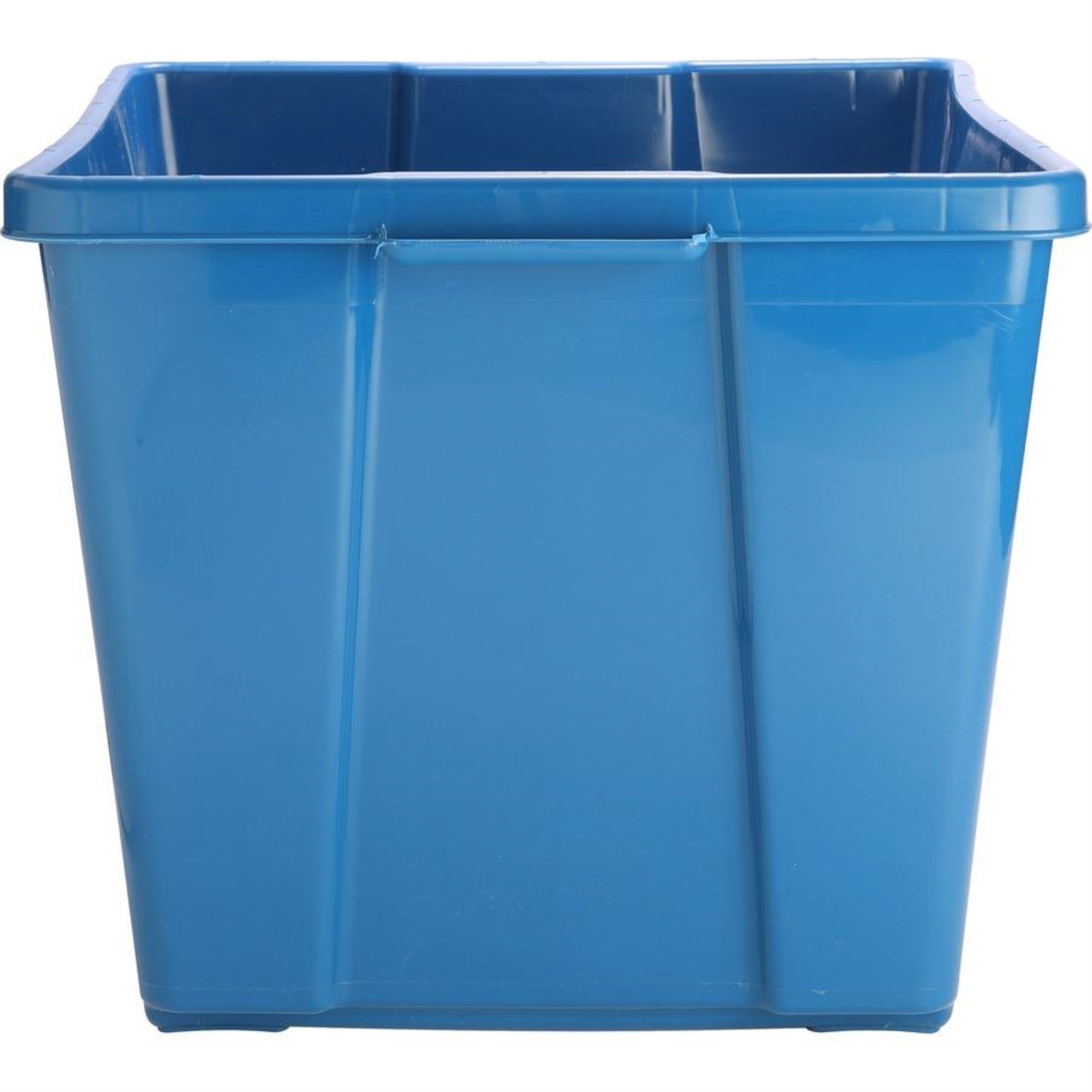Genuine Joe GJO11582 Recycling Bin, Rectangular, 14 gal Capacity, 14.5&quot; Height x 19.5&quot; Width x 15.4&quot; Depth, Blue (Pack of 1)
