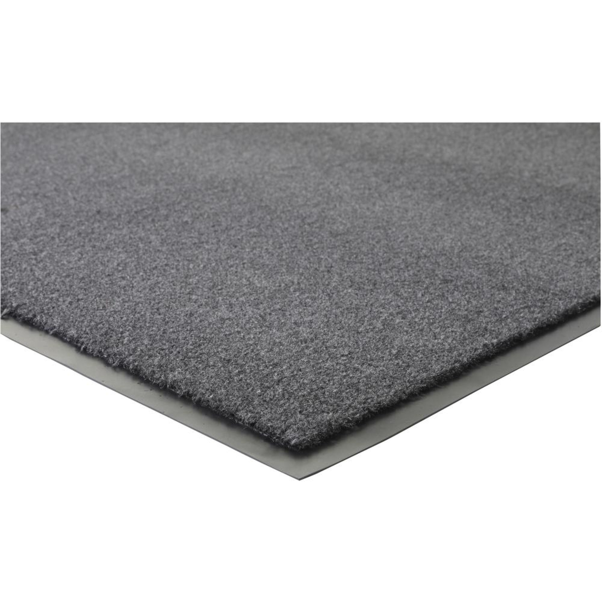 Genuine Joe Silver Series Indoor Walk-Off Mats - Warehouse, Indoor - 72 Length x 48 Width - Vinyl - Salt Pepper