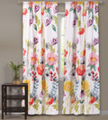 Watercolor Dreamwhitewindowpanel Pair 84, White