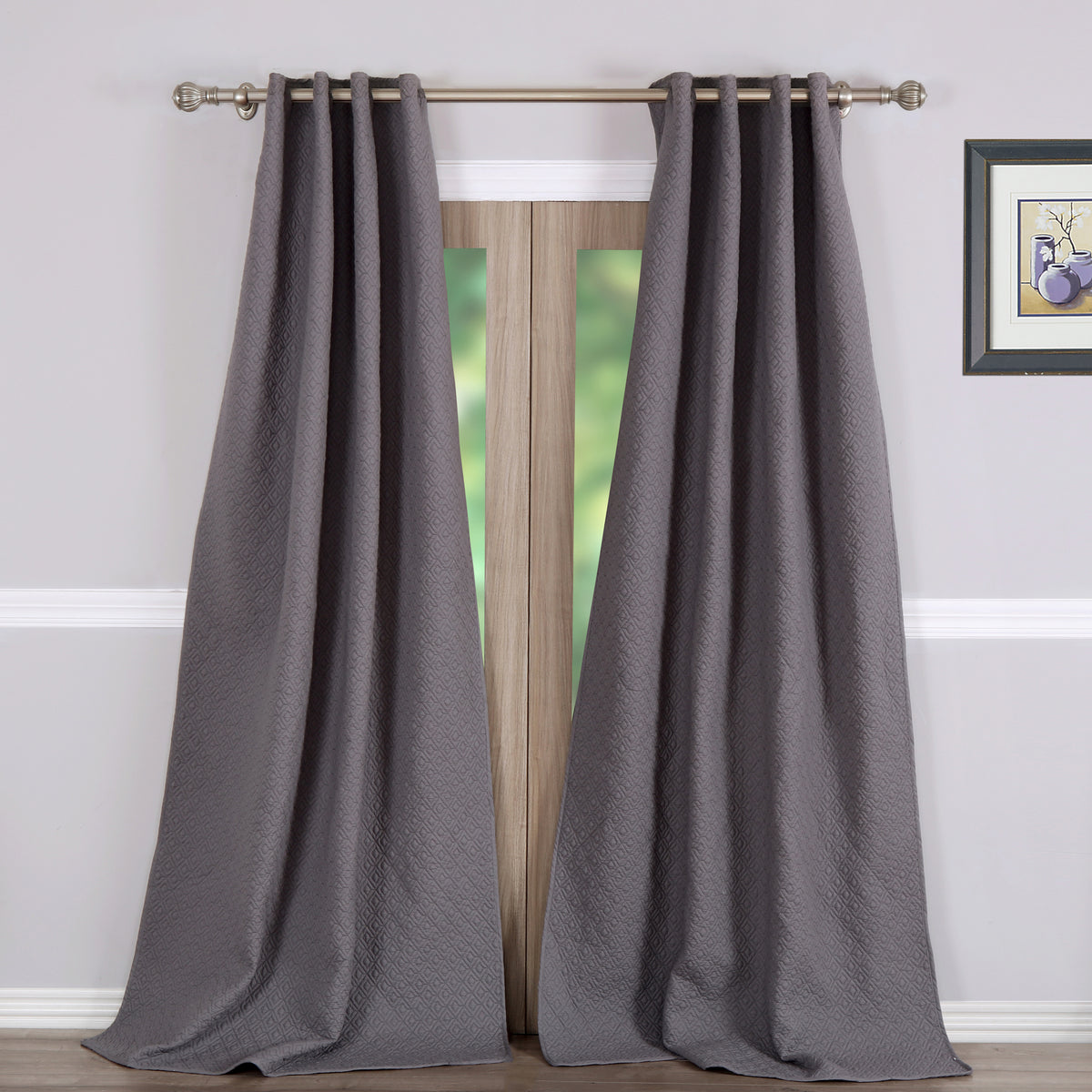 Vashongraywindowpanel Pair, Gray