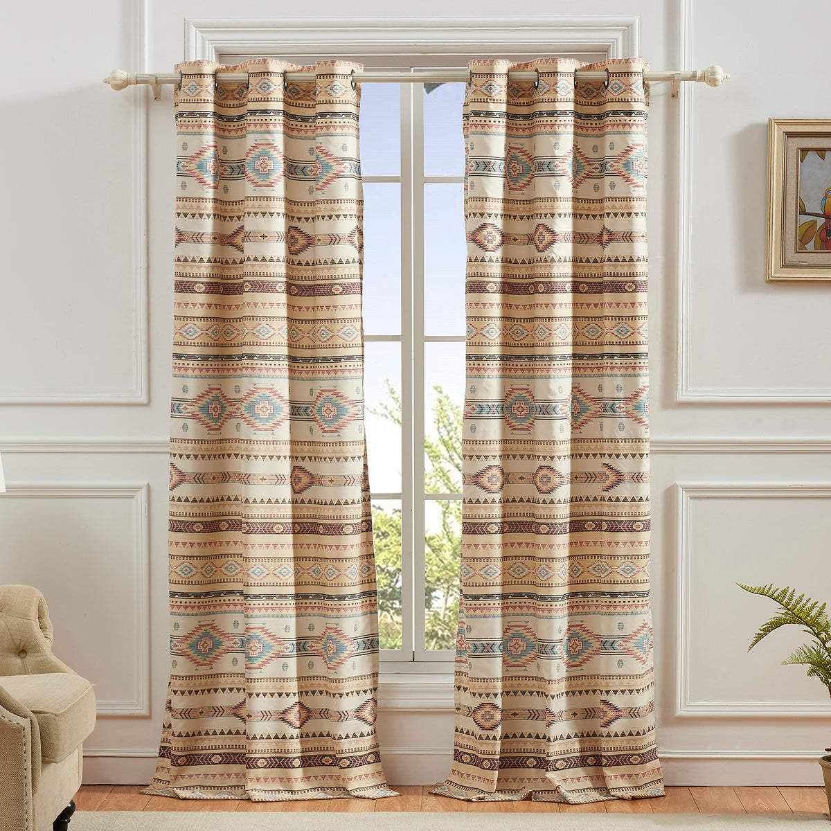 Phoenixtanwindowpanel Pair, Tan