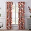 Barefoot Bungalow, Menagerie Window Panel Pair, Saffron