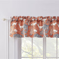 Barefoot Bungalow, Menagerie Window Valance, Saffron