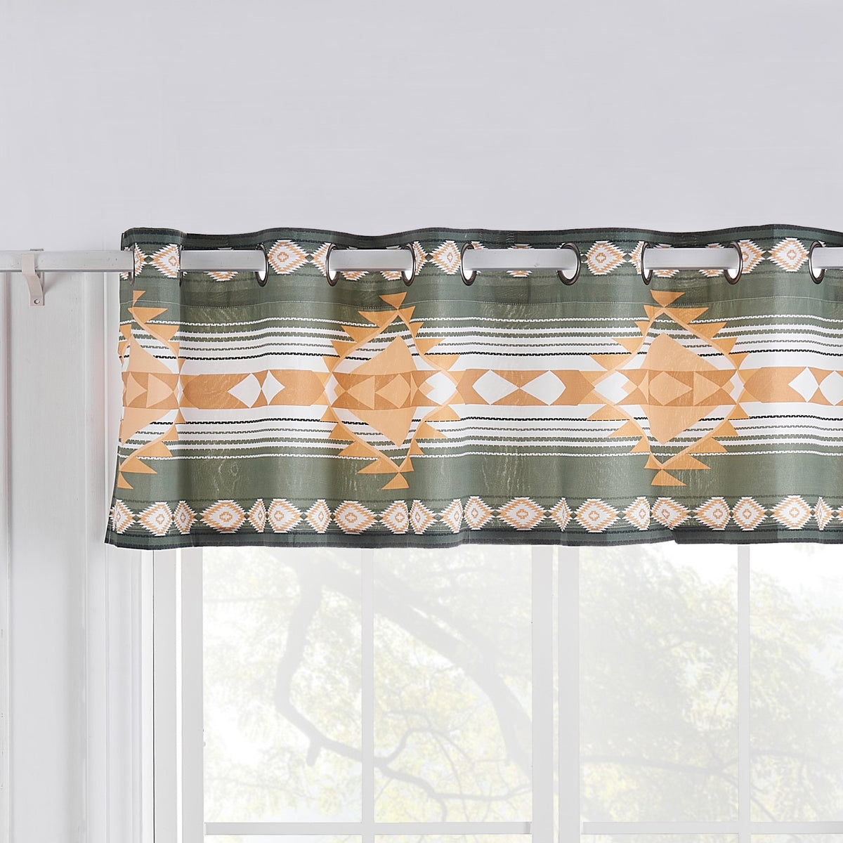 Greenland Home Fashions, Zuma Window Valance, Cactus
