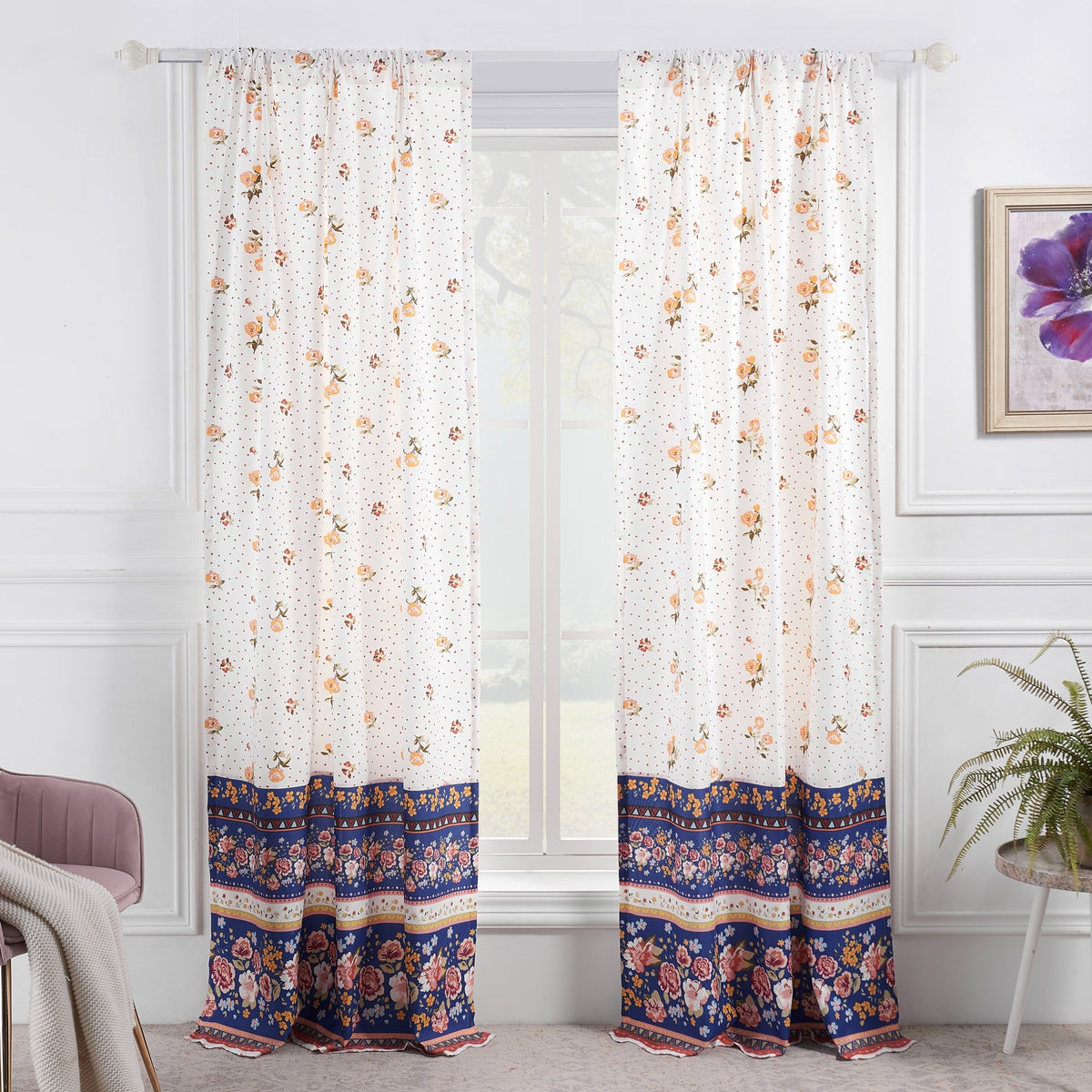 Marsha Blue, Window Panel Pair