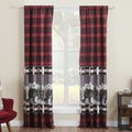 Timberline Red, Window Panel Pair