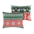 Fair Isle Red Sham Standard