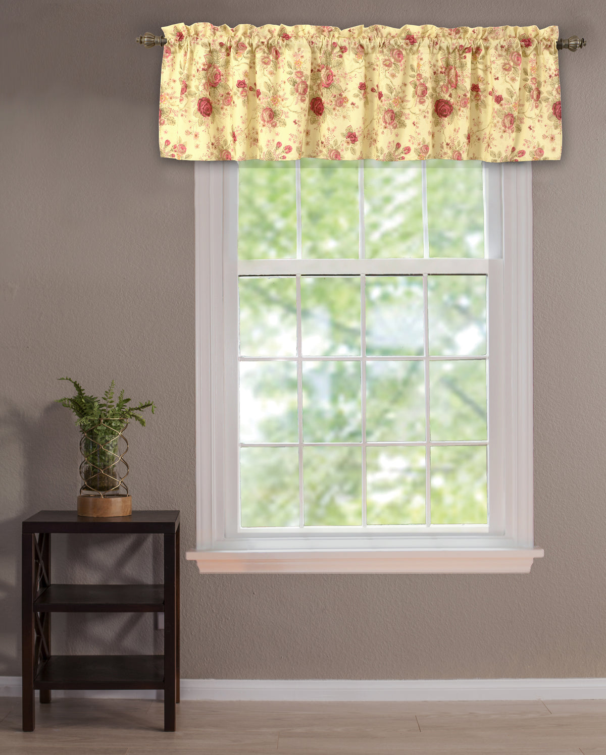 Antique Rosemultiwindowvalance