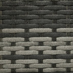 Grey Modern PE Rattan Wicker Raised Garden Bed Elevated Planter Box