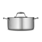 Stainless Steel Tri-Ply Clad 5-Quart Dutch Oven with Lid