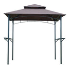 8-Ft x 5-Ft Steel Frame Outdoor Grill Gazebo with Vented Canopy