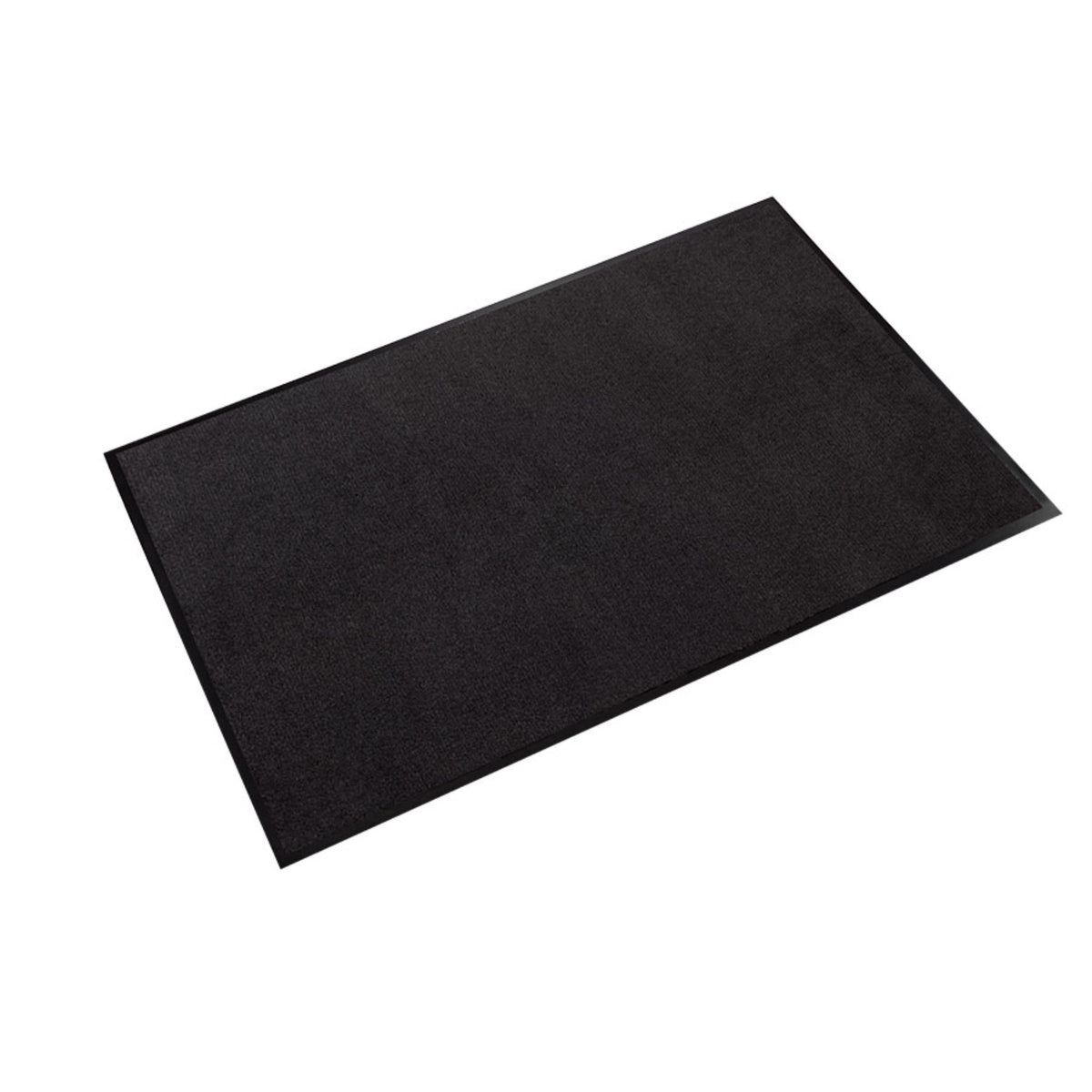 Rely-On Olefin 3'x8' Black Wiper Mat