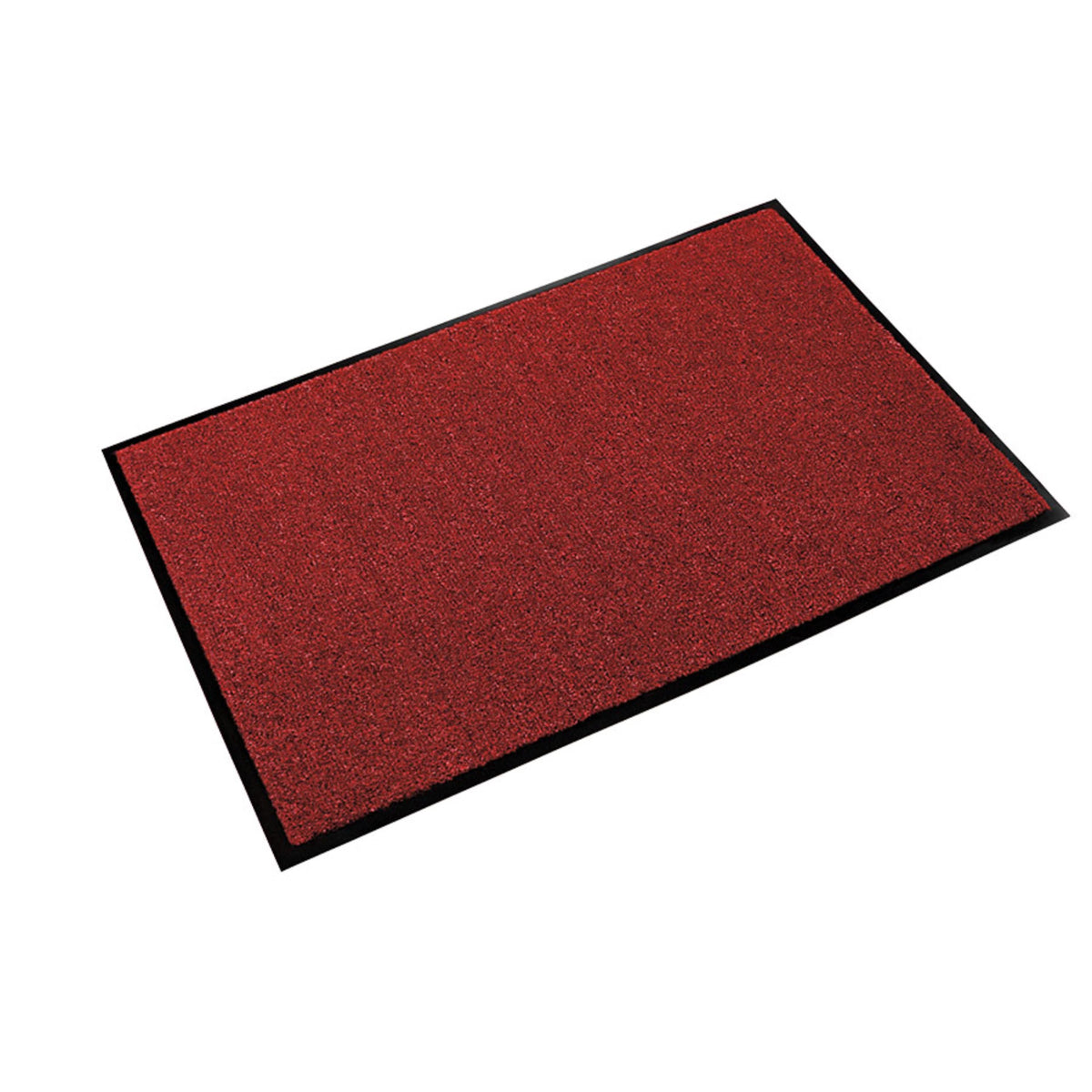 Rely-On Olefin 3'x8' Castellan Red Wiper Mat
