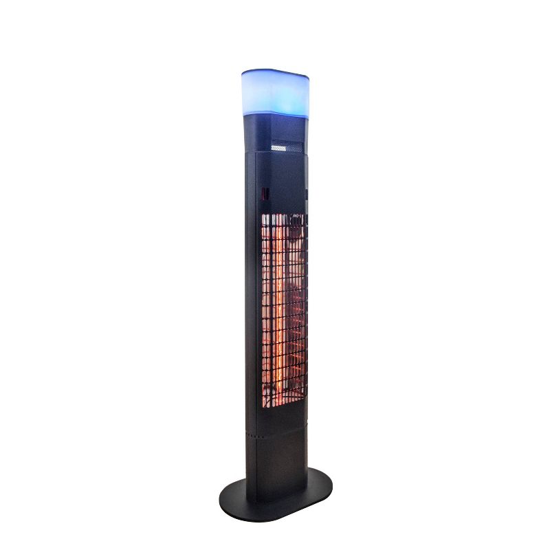 EnerG+  Infrared Electric Outdoor Heater - Freestanding With Gold Tube and Speaker