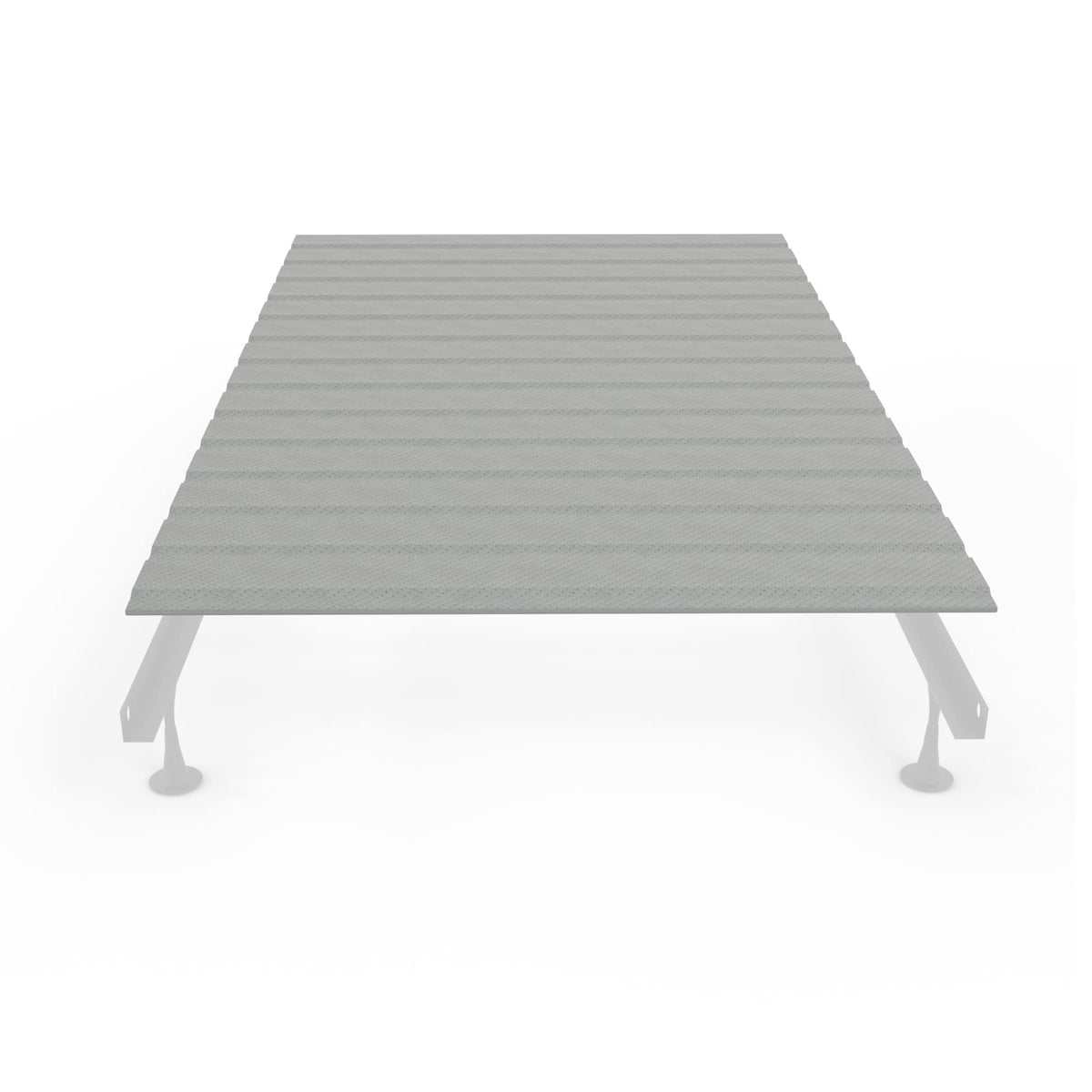Greaton, 0.75-Inch Heavy Duty Horizontal Wooden Bunkie Board/Bed Slats, King, Grey