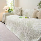 Cooling Botanical Jacquard Couch Cover Decorative Furniture Cover for Loveseat & Sofas