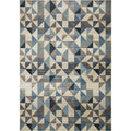 Heritage 9365 Blue/Grey Scope Area Rug, Size  77 Inch  X 77 Inch Ro
