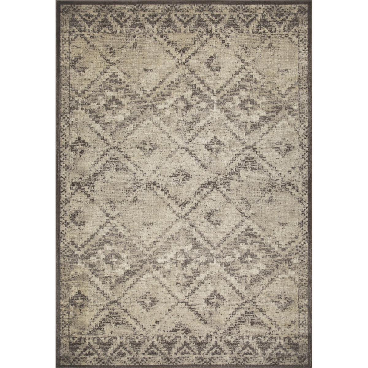 Heritage 9366 Grey Mila Area Rug, Size  77 Inch  X1010 Inch
